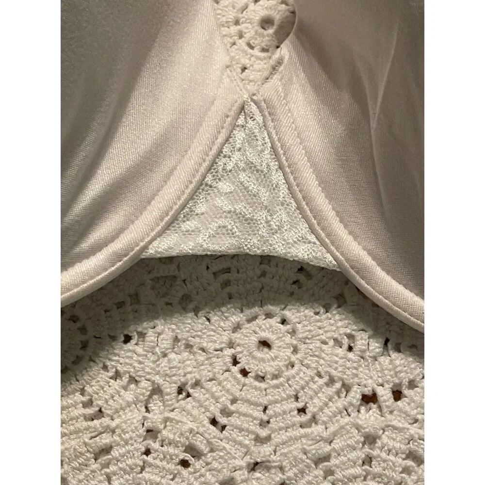 New Bali Comfort Revolution Soft Touch T-Shirt Underwire Bra 3468 White 38DD NWT - Picture 3 of 8